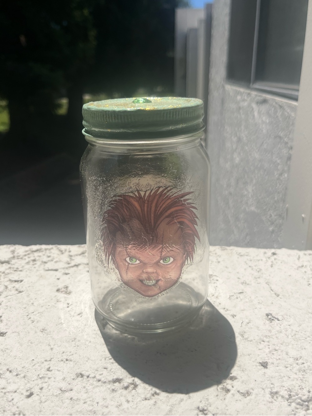 Chucky stash jar